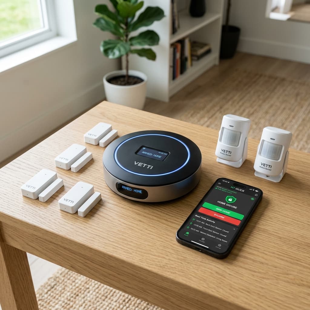 Alarma Inteligente Vetti y Aplicación CLICK